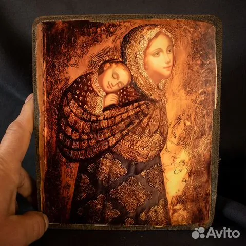 Подарочная богоматерь "Колыбельная" икона