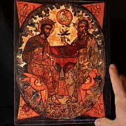 Икона "Троица Новозаветная " — необычный подарок — фотография 2