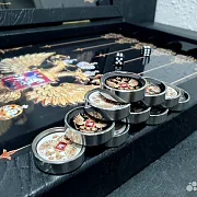 Нарды под стеклом «Великая Держава» — необычный подарок — фотография 7