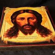 Икона "Нерукотворный образ Спасителя нашего Иисуса — оригинальный подарок — фотография 3