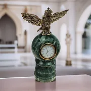 Часы с двуглавым орлом на шаре в подарок — фотография 1
