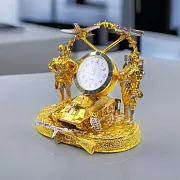 Часы «Самолёты» из бронзы — красивый подарок — фотография 1