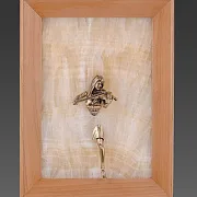 Панно «Скрипачка» на натуральном ониксе — необычный подарок — фотография 3