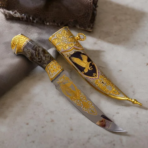 Нож «Орлиный глаз» из Златоуста — красивый подарок