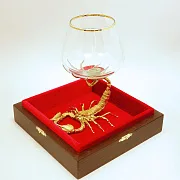Бокал для коньяка "Скорпион" — необычный подарок — фотография 3