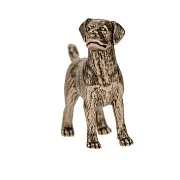 Фигурка «Лабрадор» из патинированной бронзы — красивый подарок — фотография 2