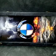 Нарды под стеклом «BMW» — необычный подарок — фотография 2