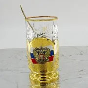 Подстаканник «Герб России» №2 — оригинальный подарок — фотография 3