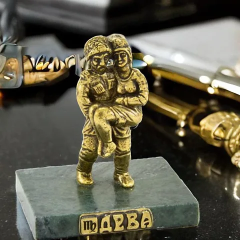 Бронзовая статуэтка «Знак зодиака Дева» — необычный подарок