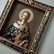 Резная икона Священномученик Евгений в подарок — фотография 3