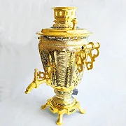 На память: Чайный набор с самоваром. Златоуст — фотография 7
